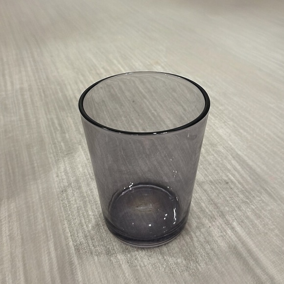 Other - 6.5” translucent blue tapered glass vase